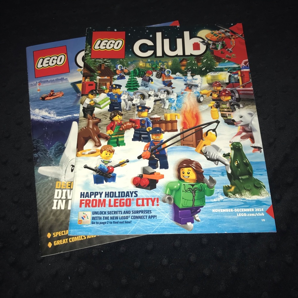 2/$8 Lego Club Magazines